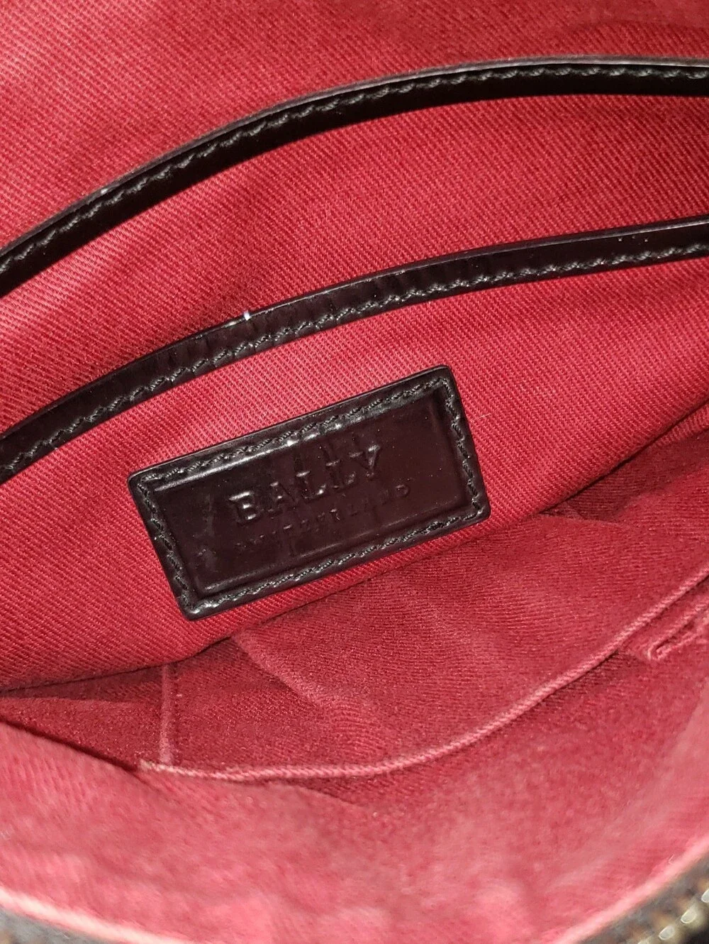 Vintage Bally Monogram Jacquard 